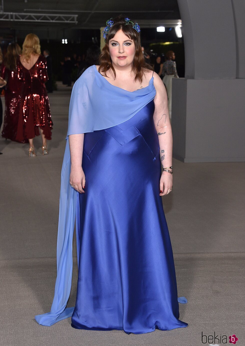 Lena Dunham en la gala del Museo de la Academia de Cine