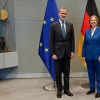 El Rey Felipe VI con la Presidenta del Bundestag en la Visita de Estado de los Reyes de España a Alemania