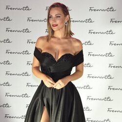 Edurne posa con un vestido negro como embajadora de Fremantle