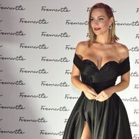 Edurne posa con un vestido negro como embajadora de Fremantle