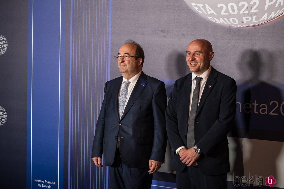 Miquel Iceta en el Premio Planeta 2022