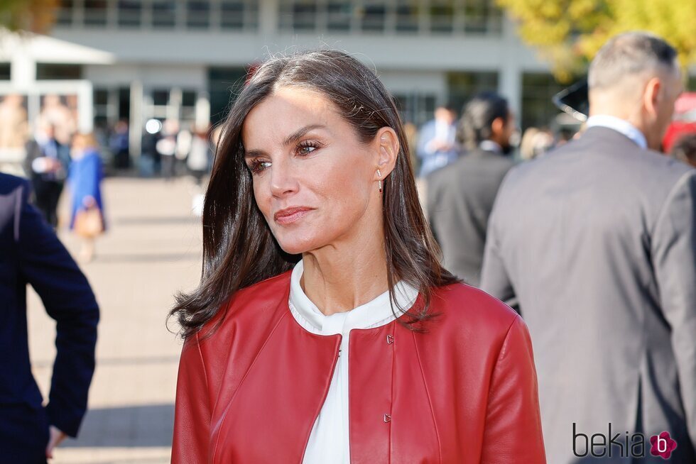 La Reina Letizia en la Feria del Libro de Frankfurt 2022 durante la Visita de Estado de los Reyes de España a Alemania