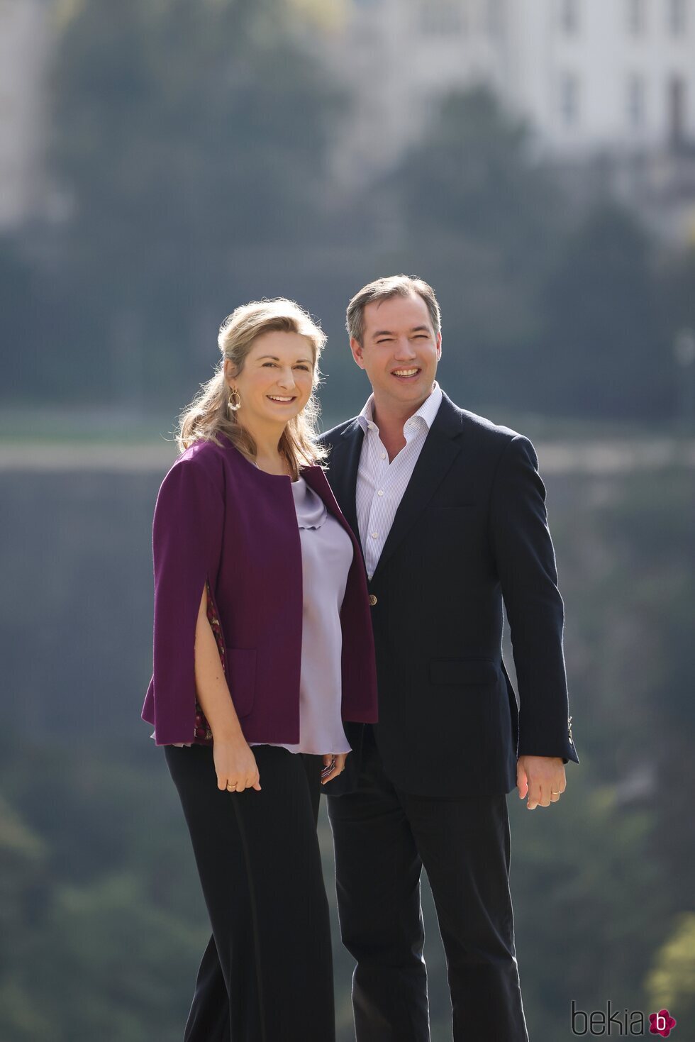 Guillermo y Stéphanie de Luxemburgo en su décimo aniversario de boda