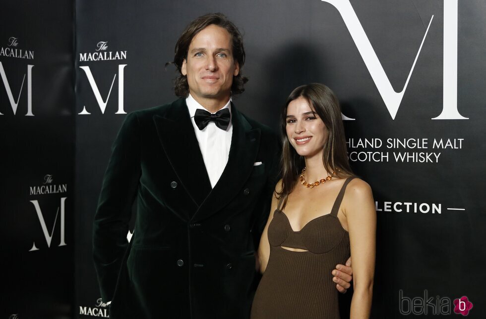 Feliciano López y Sandra Gago en un evento de Macallan en Madrid