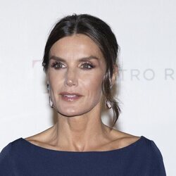 La Reina Letizia en el estreno de la ópera 'Aída' en el Teatro Real en la inauguración de la temporada lírica