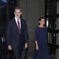 Los Reyes Felipe y Letizia en el estreno de la ópera 'Aída' en el Teatro Real