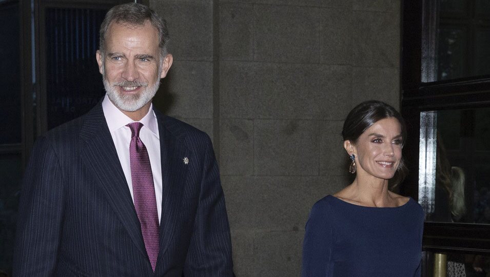 Los Reyes Felipe y Letizia en el estreno de la ópera 'Aída' en el Teatro Real