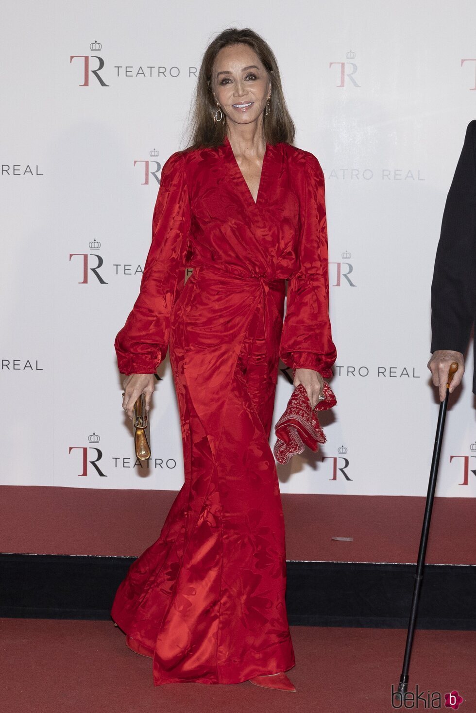 Isabel Preysler en el Teatro Real en el estreno de la ópera 'Aída'