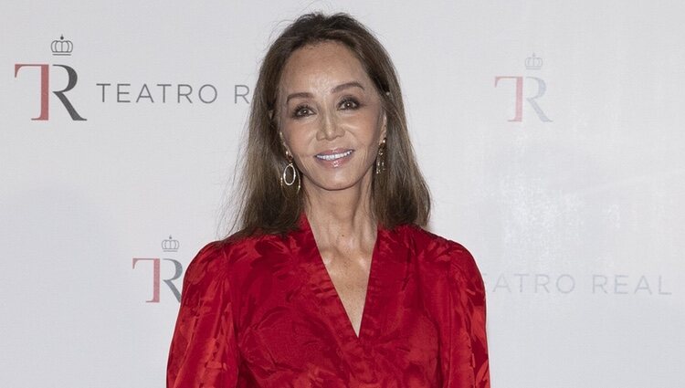 Isabel Preysler en el Teatro Real en el estreno de la ópera 'Aída'