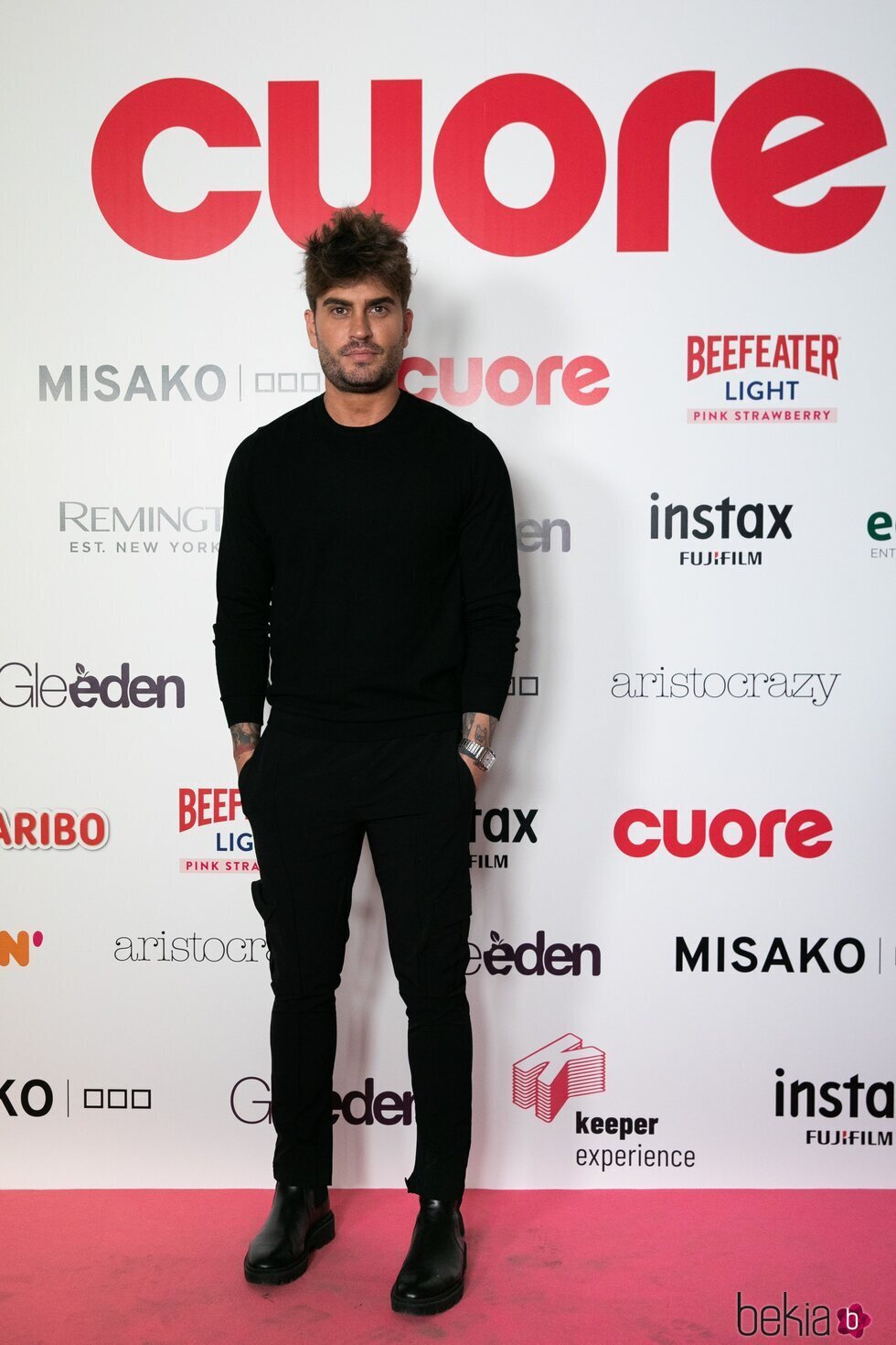 Rodri Fuertes en la fiesta de la revista Cuore