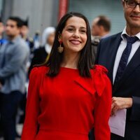 Inés Arrimadas a su llegada a la gala de los Premios Princesa de Asturias 2022