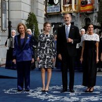 Los Reyes de España, la Princesa Leonor, la Infanta Sofía y la Reina emérita en los Premios Princesa de Asturias 2022