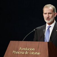 El Rey Felipe VI ofrece un discurso al finalizar los Premios Princesa de Asturias 2022