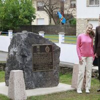 La Princesa Leonor junto con los Reyes de España en la entrega del Pueblo Ejemplar de Asturias 2022