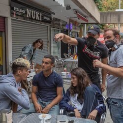 Mario Casas rodando su película 'Mi soledad tiene alas'