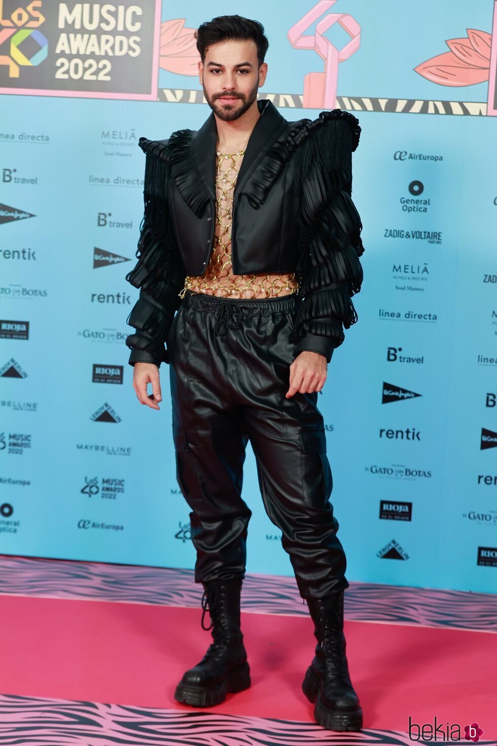 Agoney en Los 40 Music Awards 2022