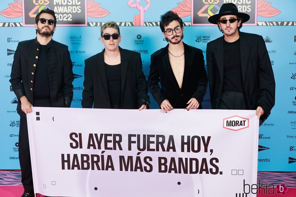 Morat en Los 40 Music Awards 2022