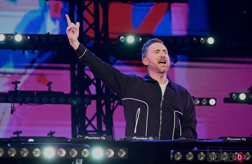 David Guetta en la gala de Los 40 Music Awards 2022