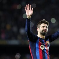 Gerard Piqué se despide en su último partido con el F.C. Barcelona