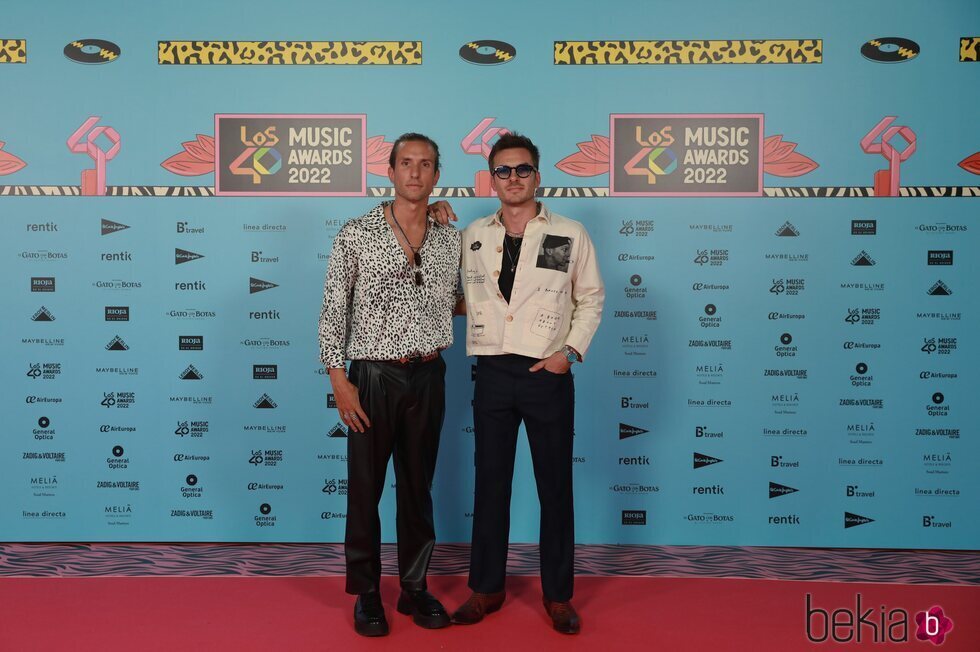 Dvicio en la alfombra roja de Los 40 Music Awards 2022