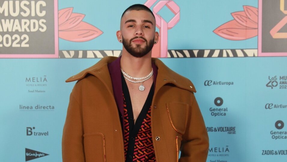 Manuel Turizo en la alfombra roja de Los 40 Music Awards 2022