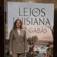 Luz Gabás en la presentación de su novela 'Lejos de Luisiana'