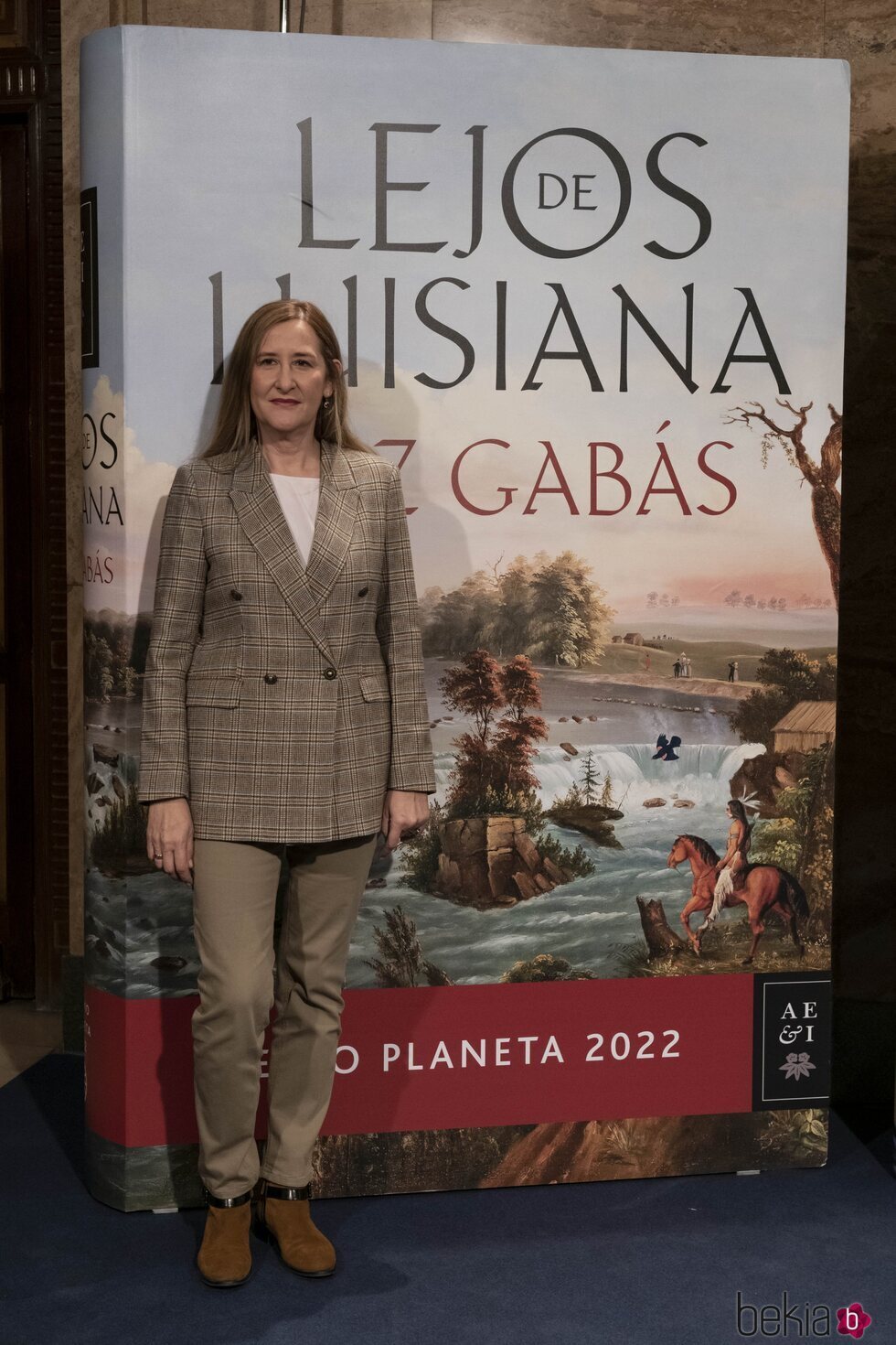 Luz Gabás en la presentación de su novela 'Lejos de Luisiana'