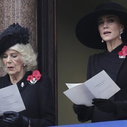 La Reina Camilla y Kate Middleton en la celebración del Día del Recuerdo en 2023