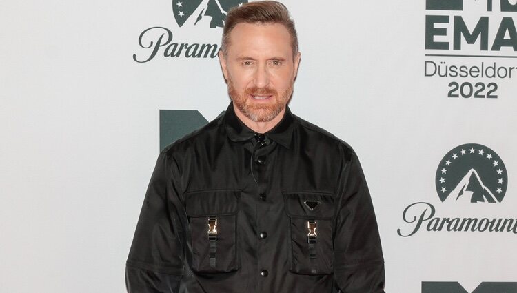 David Guetta en la alfombra roja de los MTV EMA 2022