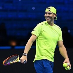 Rafa Nadal en la Copa de Maestros de Turín 2022