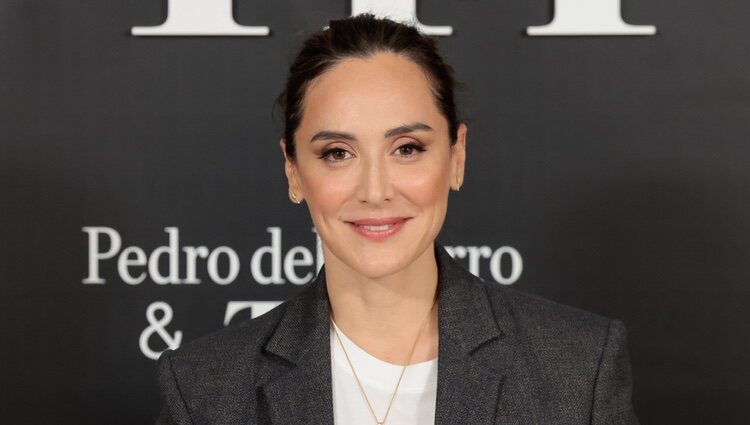 Tamara Falcó en un evento de Pedro del Hierro by TFP brand