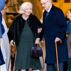 Alberto y Paola de Bélgica en el Día del Rey 2022