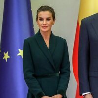 La Reina Letizia al comienzo de su visita oficial a Croacia