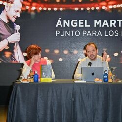 Ángel Martín en la presentación de su monólogo 'Punto para los locos'