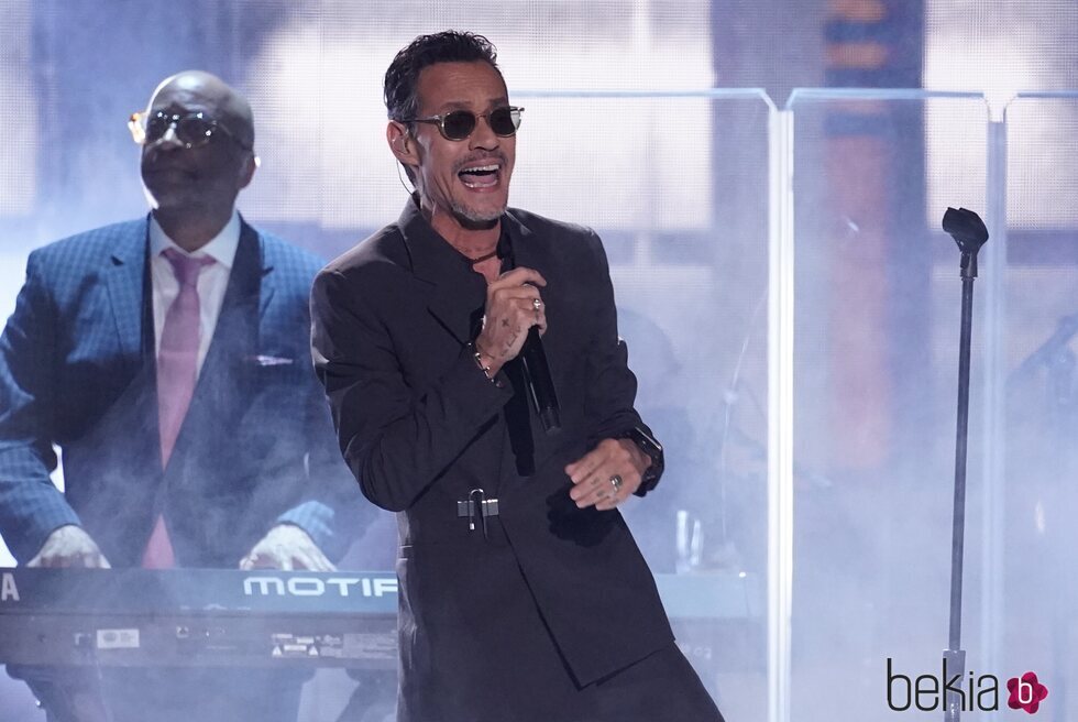 Marc Anthony durante la gala de los Latin Grammy 2022