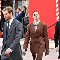 Pierre Casiraghi, Pauline Ducruet y Louis Ducruet en el Día Nacional de Mónaco 2022