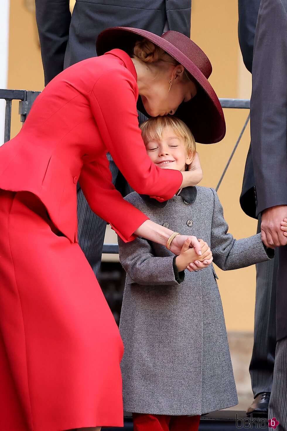 Beatrice Borromeo, muy cariñosa con su hijo Francesco Casiraghi en el Día Nacional de Mónaco 2022