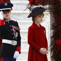 Jacques y Gabriella de Mónaco en el Día Nacional de Mónaco 2022