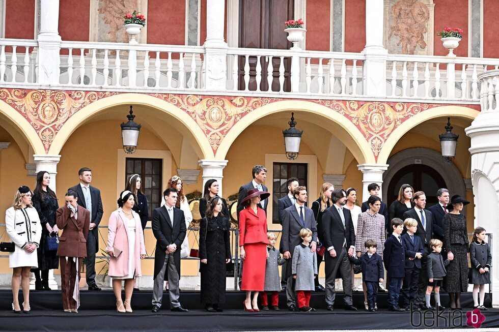 Los hijos y nietos de Carolina de Mónaco y los hijos de Estefanía de Mónaco en el Día Nacional de Mónaco 2021