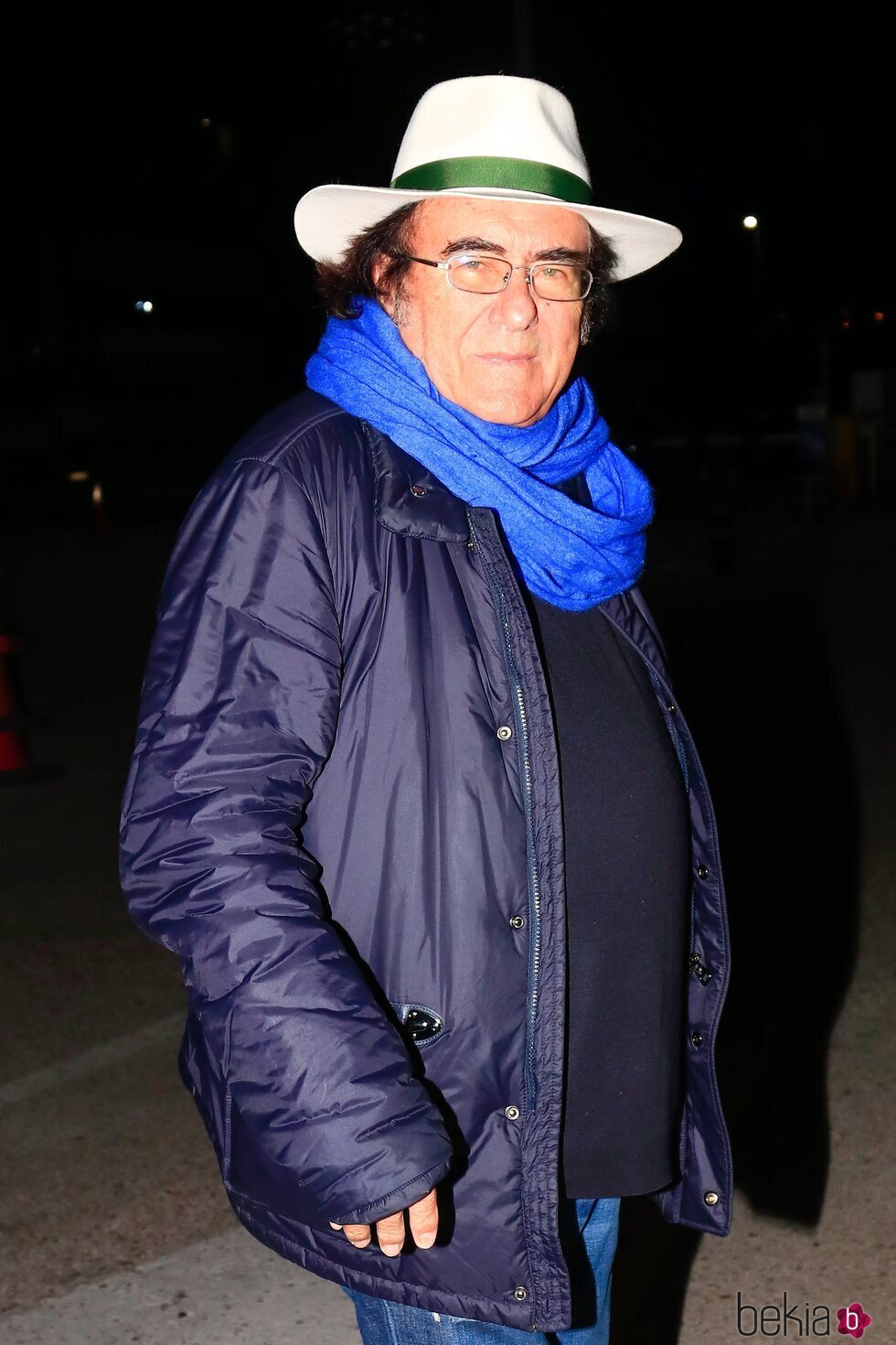 Al Bano durante una visita a Madrid