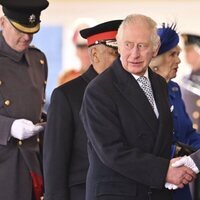 El Rey Carlos III en la ceremonia de bienvenida al Presidente de Sudáfrica por su Visita de Estado a Reino Unido