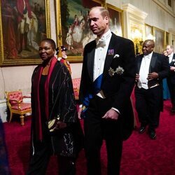 El Príncipe Guillermo en la cena de Estado al Presidente de Sudáfrica, Cyril Ramaphosa