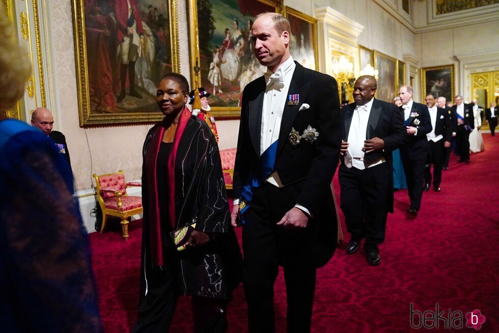 El Príncipe Guillermo en la cena de Estado al Presidente de Sudáfrica, Cyril Ramaphosa