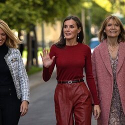 La Reina Letizia en Barcelona junto a la delegada del Gobierno