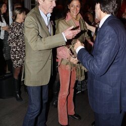 Ernesto de Hannover con su novia en la fiesta por el aniversario de Alduccio en Madrid