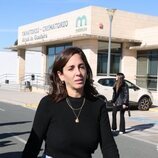 Anabel Pantoja a la salida del tanatorio tras la muerte de Bernardo Pantoja