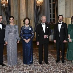 La Familia Real Sueca en la cena de gala a los miembros del Parlamento sueco