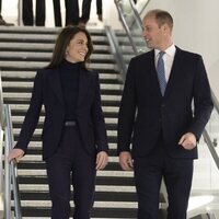 El Príncipe Guillermo y Kate Middleton a su llegada a Boston para el Earthshot Prize