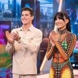 Miguel Bernardeau y Aitana Ocaña en 'El Hormiguero'