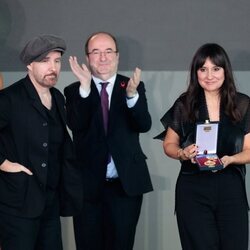 Los Reyes Felipe y Letizia en la entrega a Amaral de las Medallas de Oro al Mérito en las Bellas Artes 2021